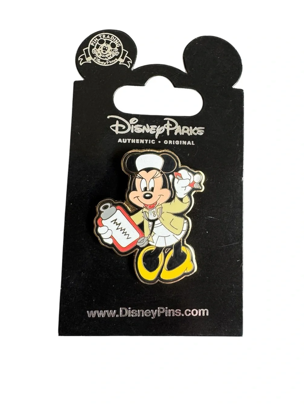 Minnie Mouse Nurse Pin Disney Parks Occupations Enamel Brooch New NWT